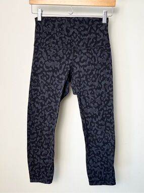 Lululemon Align Crops Formation Camo Deep Coal Multi